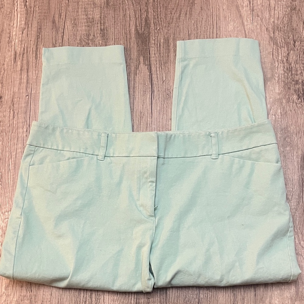 New York & Company Light Green Capris
